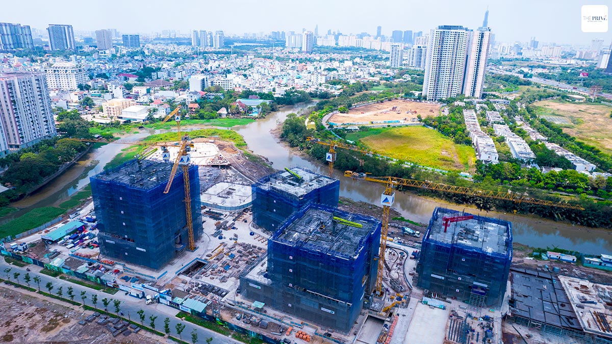 Thi công đồng bộ hạ tầng dự án Prive
